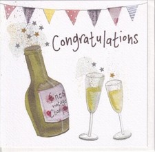 Alex Clark  glitter card