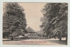 1918 Postcard, The Bandstand, Ravenscourt Park, London