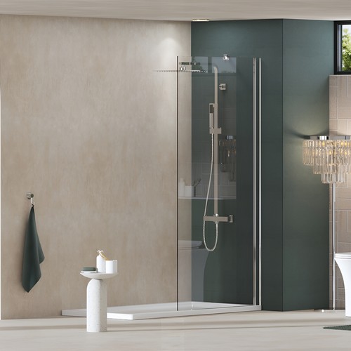 Walk wet room shower - in,