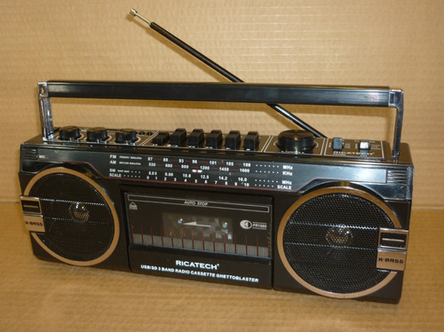 Ricatech retro cassette radio - retro,