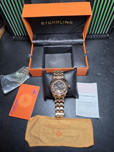 Stuhrling rose tone case - stuhrling,