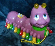 vintage Leapfrog Alphabet PAL Caterpillar Toy 2001 Phonics Music Sounds