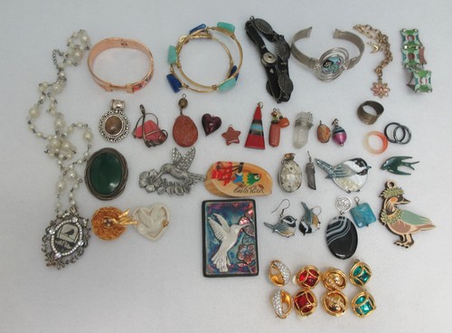 Mixed lot earrings pendant - earrings,