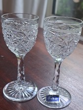 Pair Vintage  Tudor Crystal