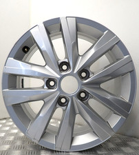 VOLKSWAGEN TRANSPORTER T5 T6 16'' SILVER ALLOY WHEEL 7E0601025N (T-405) (3)