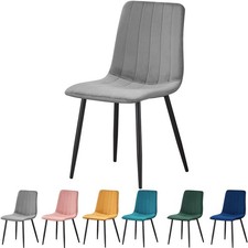 1/2 PCS Dining Chairs Velvet