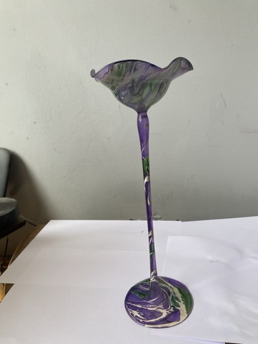 Vintage fussed glass tazza - vintage, by
