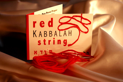 Kabbalah red string protection - red,