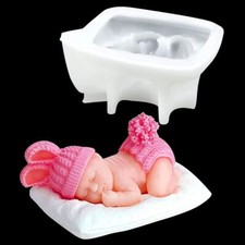 Silicone 3D Sleeping Baby