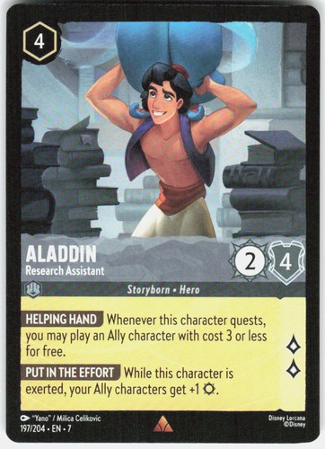 Disney lorcana aladdin - disney,