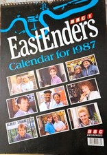Eastenders  1987  vintage official  calendar, dates match 2026
