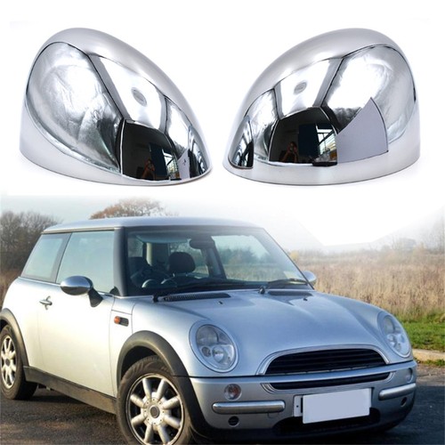Pair chrome wing - mirror, covers