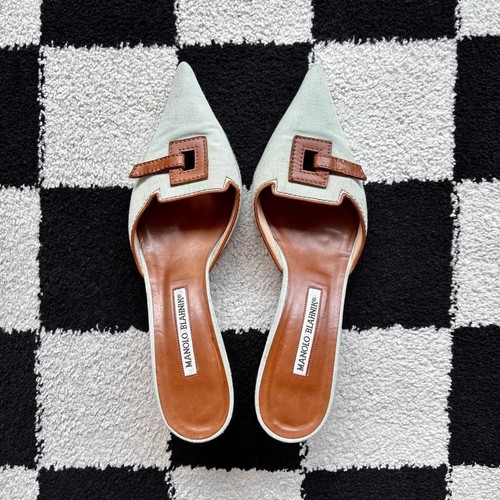 Manolo blahnik canvas - blahnik,