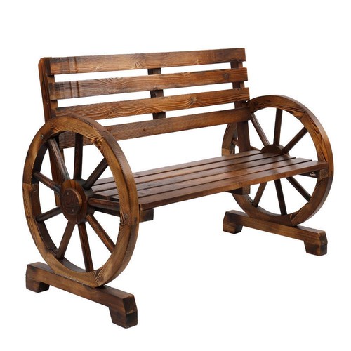 Person fir wood bench - wood, garden