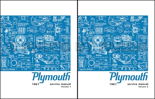 1967 plymouth shop - shop, manual