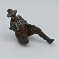 Britains Lead Farm Tractor Driver Sitting Figure Vintage Toy Original Paintwork