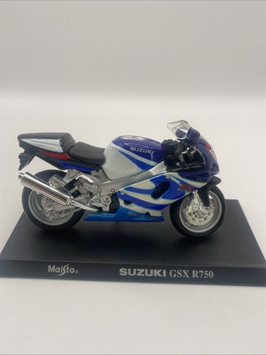 Maisto suzuki gsx r750 - suzuki, blue