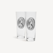 Fornasetti 2 Soda Glasses Set