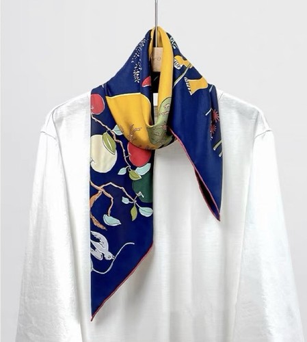 100 mulberry silk scarf - mulberry,