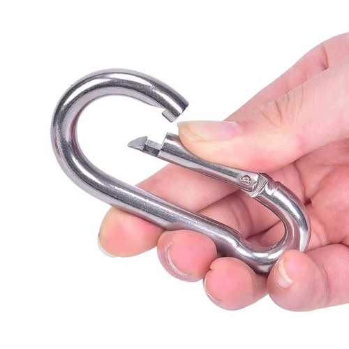 Locking carabiner clip snap - locking,