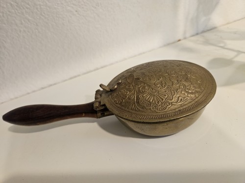 Vintage brass silent butler - brass,