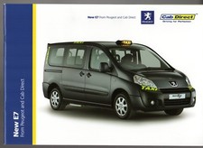 Peugeot Cab Direct Expert E7 Taxi c2011 UK Market Sales Brochure S SE XS EVO