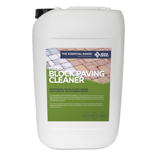 Block paving driveway cleaner - driveway,
