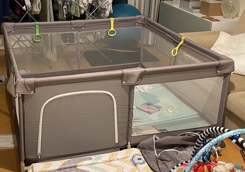 Uanlauo baby playpen with mat - baby,