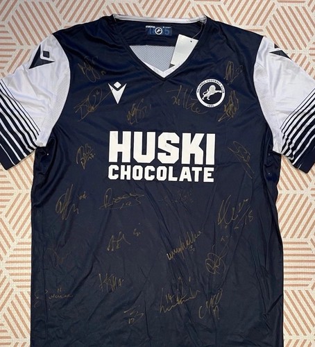Millwall signed shirt - signed,