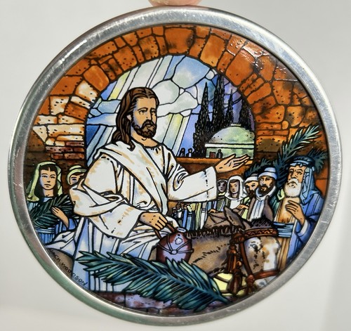Small round stained glass - stained,
