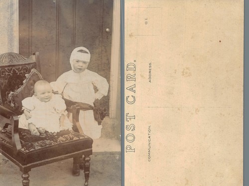 Vintage postcard children - vintage,