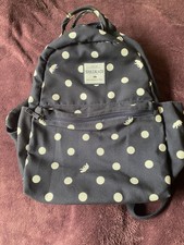SoulCal Polka Dot School Uni Gym Travel Flight Bag Backpack Rucksack - Navy