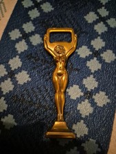 Naked Lady Brass Bottle Opener Vintage