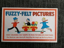 Vintage Fuzzy-Felt Pictures