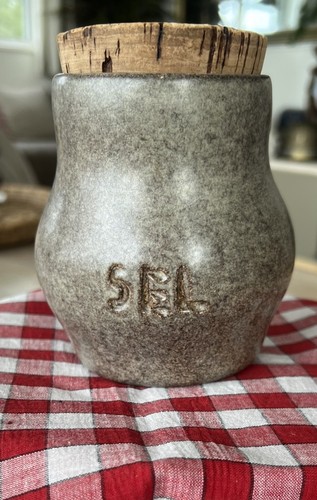 Sel french salt pot pottery - sel,