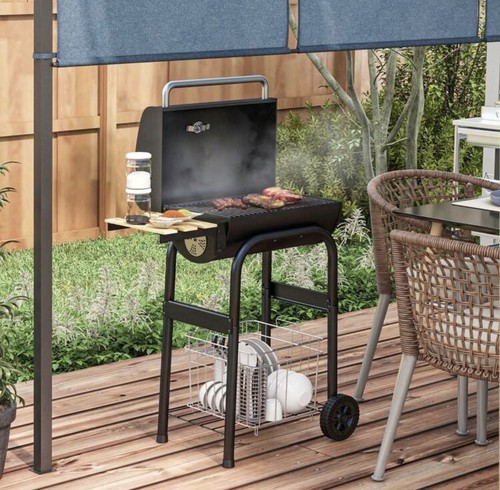 Portable charcoal bbq grill - charcoal,