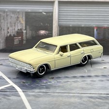 Matchbox 1966 Chevelle Wagon Matte Cream 2025 1:64 Diecast Car [19h]