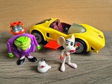 Danger Mouse Car & Action Figures 3" Baron Greenback Nero Jazwares