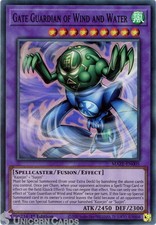 MAZE-EN005 Gate Guardian of Wind and Water :: Super Rare 1st Edition Mint YuGiOh