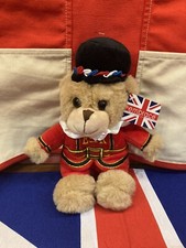 Beefeater, Tower Of London Souvenirs Flag Satin Ribbon Teddy Bear