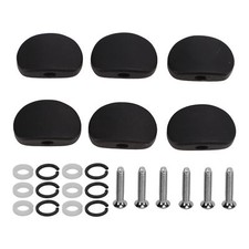 6SETS BLACK METAL GUITAR TUNER