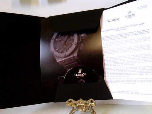 Werbemappe uhren hublot - werbemappe:,