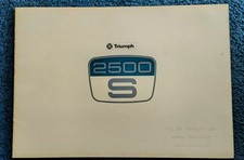TRIUMPH 2500S UK MARKET