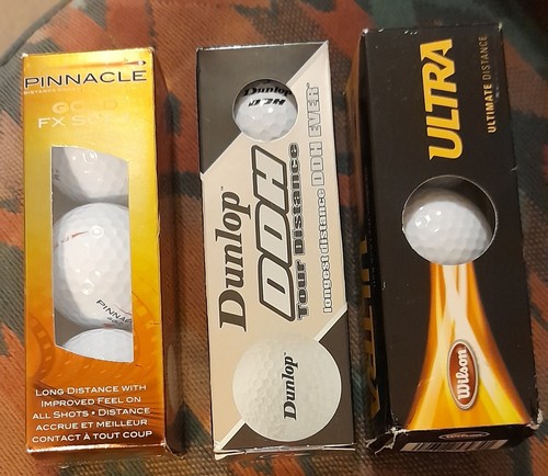 Three boxes golf balls - boxes, (3