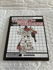 TRANSFORMERS SUPERION AERIALBOT COMBINER AUTOBOT G1 INSTRUCTIONS BOOKLET