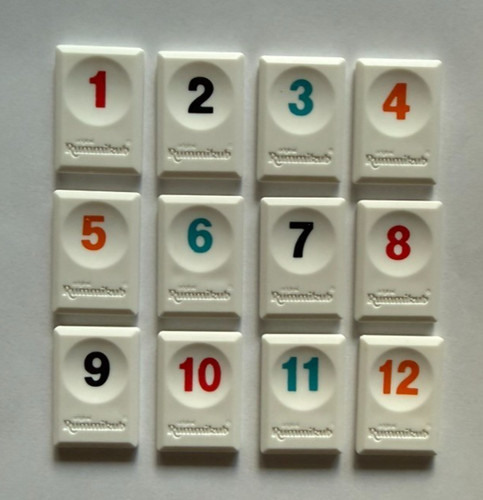 Rummikub game tiles - game,