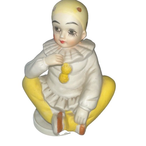 Vintage porcelain pierrot - porcelain,