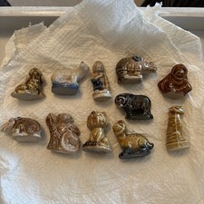 Wade Whimsies 11 Animal Figures Job Lot Collection 60s 70s 80s