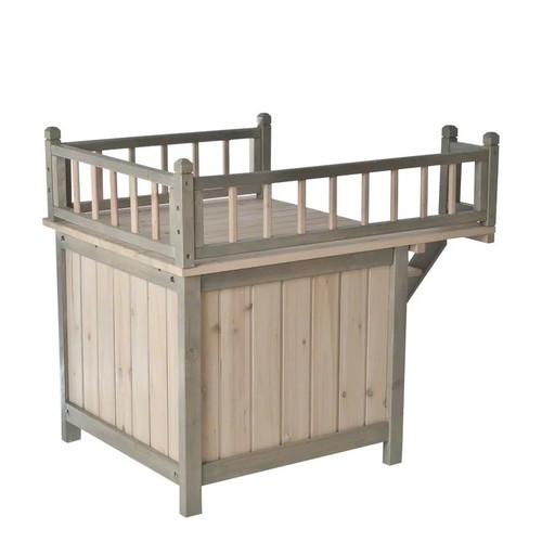 Wooden cat playhouse - cat,