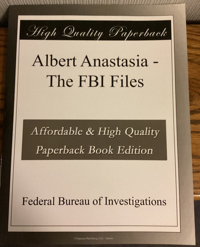 Albert anastasia the fbi - -,